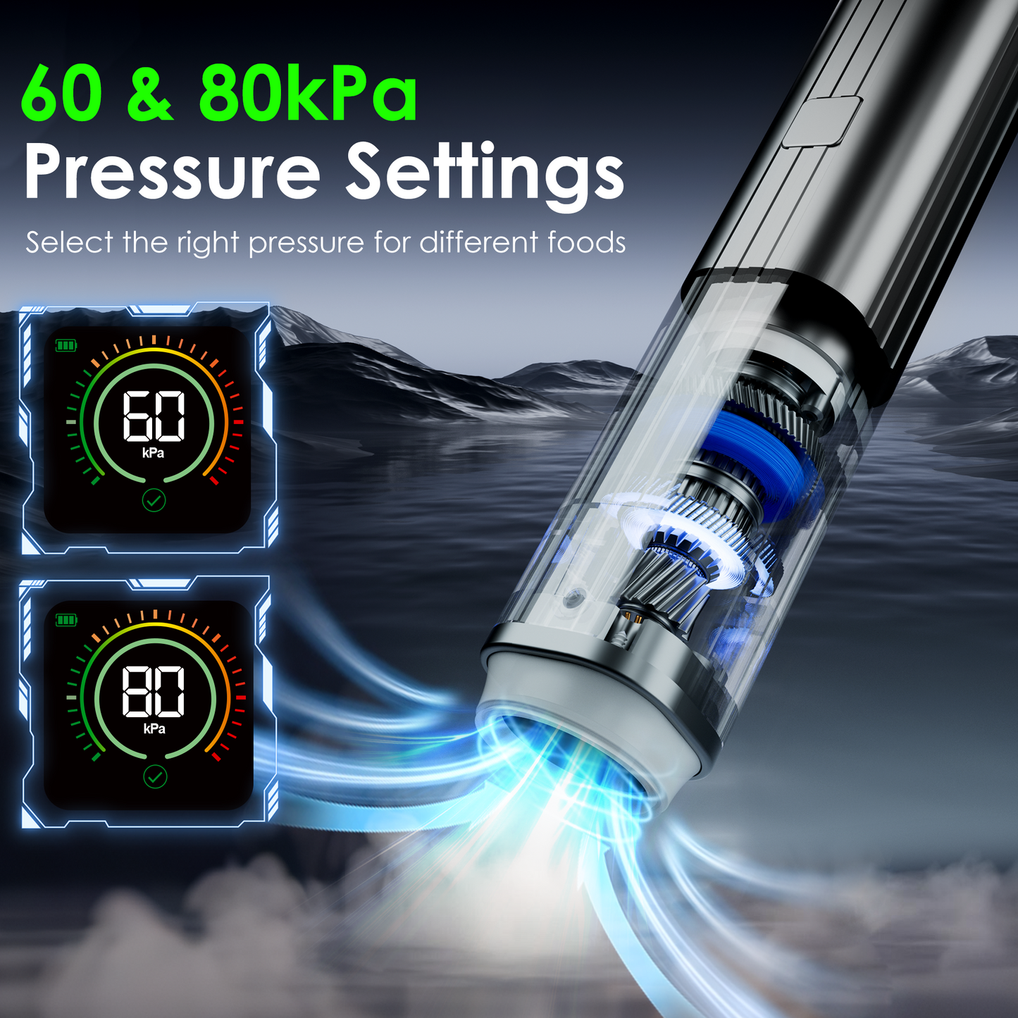 Elxis Vacuum Sealer + 30 Reusable Zipper Bags